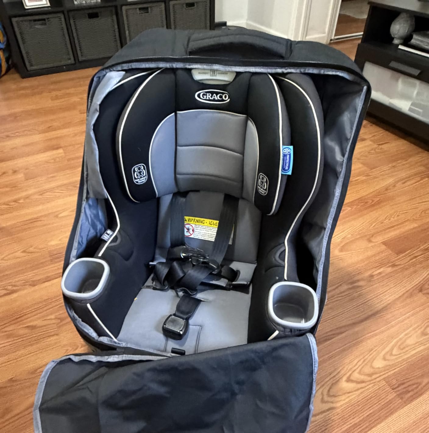 YOREPEK Padded Car Seat Travel Bag for Airplane, Baby Travel Essential customer photo 1