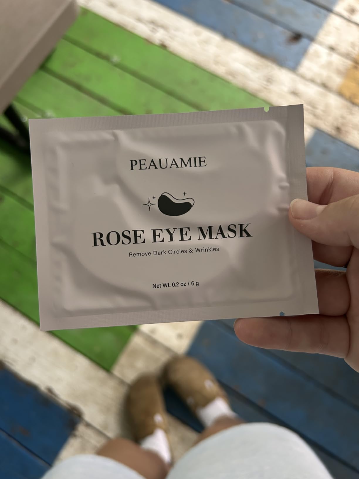 PEAUAMIE Under Eye Patches Gold and Hyaluronic Acid for puffy eyes,Rose Eye Masks for Dark Circles and Puffiness skin care Smooth Wrinkles products 30 Pairs customer photo 2