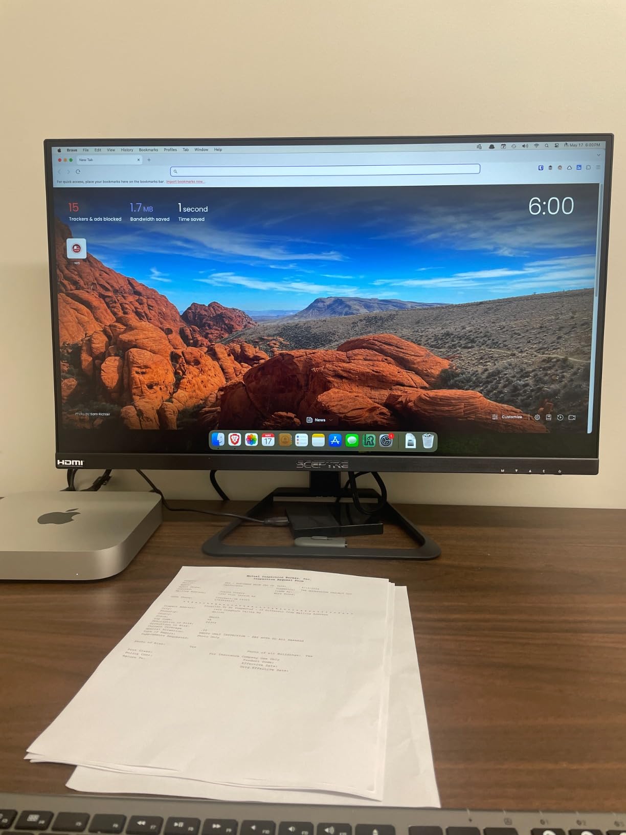 Apple 2023 Mac mini Desktop Computer with Apple M2 chip with 8‑core CPU and 10‑core GPU, 8GB Unified Memory, 256GB SSD Storage, Gigabit Ethernet. Works with iPhone/iPad customer photo 2