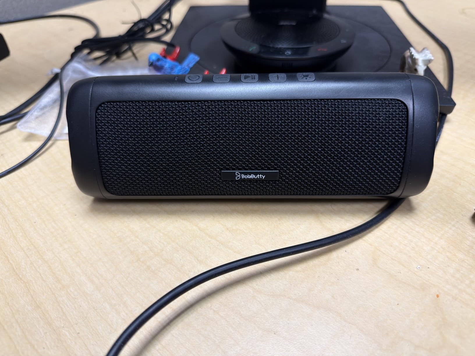 Bluetooth Speaker, 20W HD Sound, Portable Wireless, IPX5 Waterproof, Up to 24H Playtime, TWS Pairing, for Home/Party/Outdoor/Camping/Beach Essentials, Electronic Gadgets, Birthday Gift (Red) customer photo 1