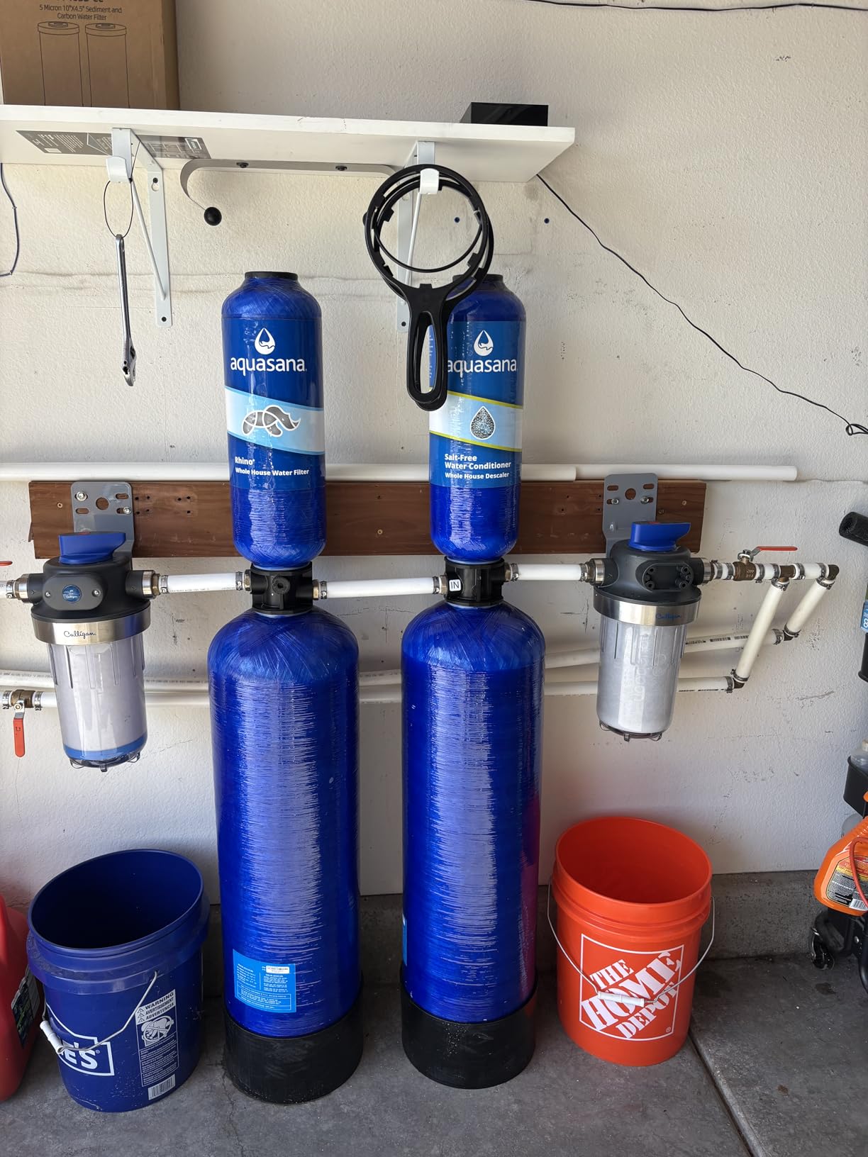 Aquasana Whole House Water Filter System | 1M Gal | Carbon & KDF | WH-1000 customer photo 1