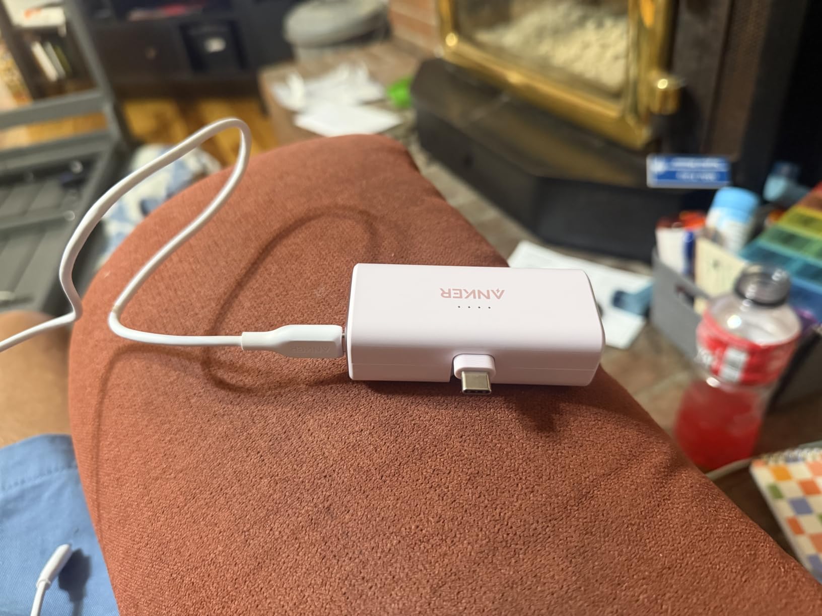 Anker Nano Power Bank,5,000mAh Portable Charger, Built-in USB-C Connector customer photo 1
