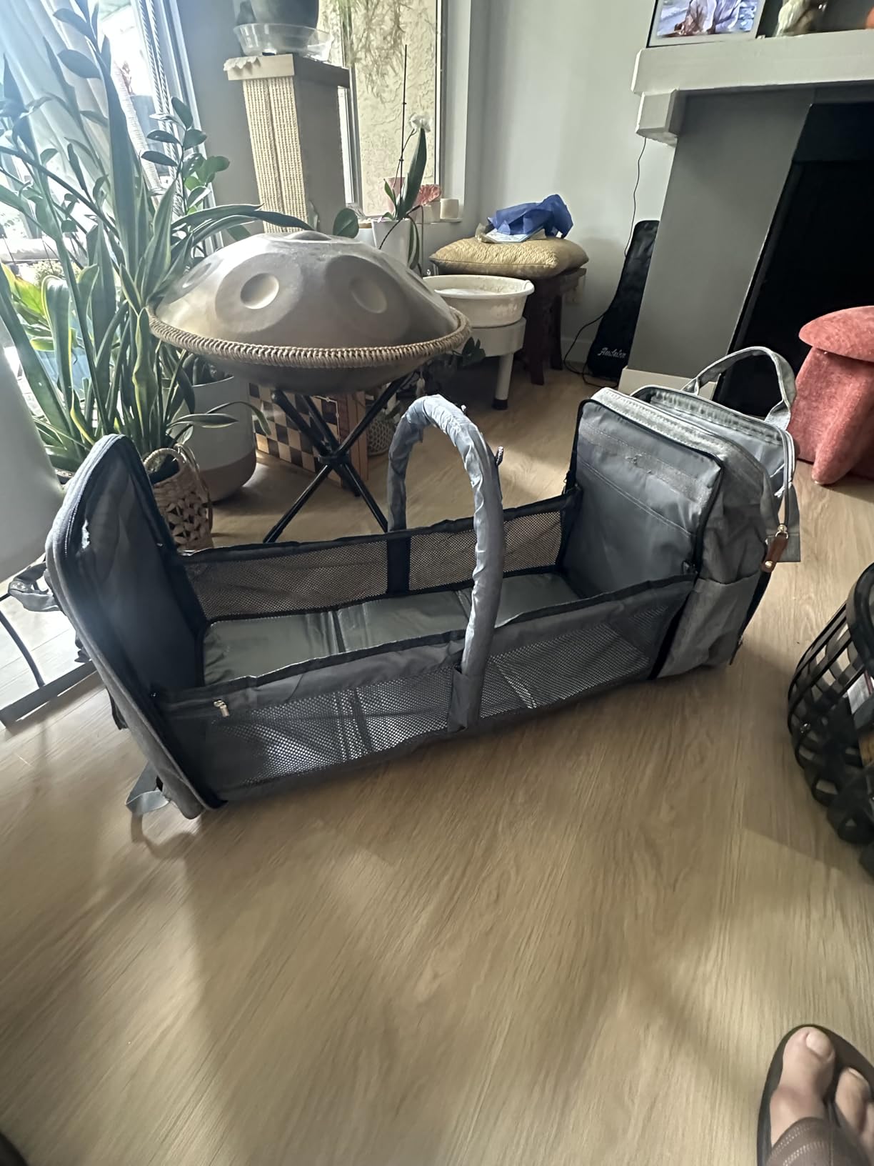Astro alan Baby Diaper Bag with Changing Station, Waterproof Diaper Bag Backpack for Moms Dads with USB Charging Port, Baby Shower Gifts, Baby essentials, Black customer photo 2