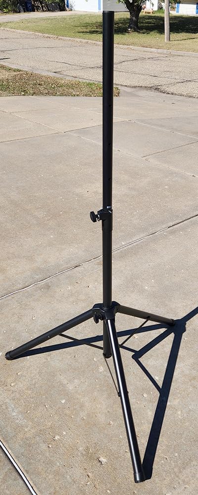 Speaker Stands Pair, Universal Speaker Tripod Stand Adjustable Height from 35 to 60 Inch Heavy Duty with 35 MM Compatible Insert for Stage customer photo 2