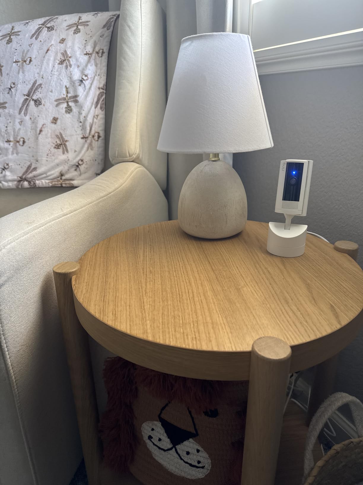 Ring Pan-Tilt Indoor Cam (newest model) — See all around your home or business with 360° pan coverage, HD video, plus Two-Way Talk (2024 release), White customer photo 2