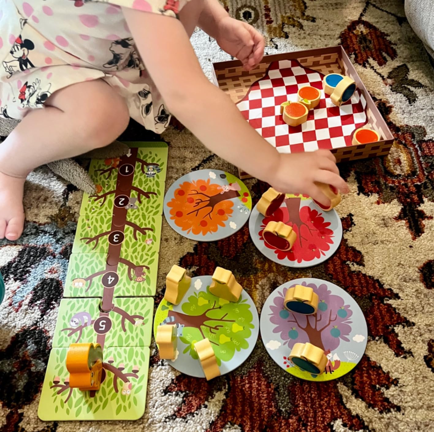 Nene Toys Cooperative Orchard Board Game for Toddlers Ages 2-4 customer photo 1