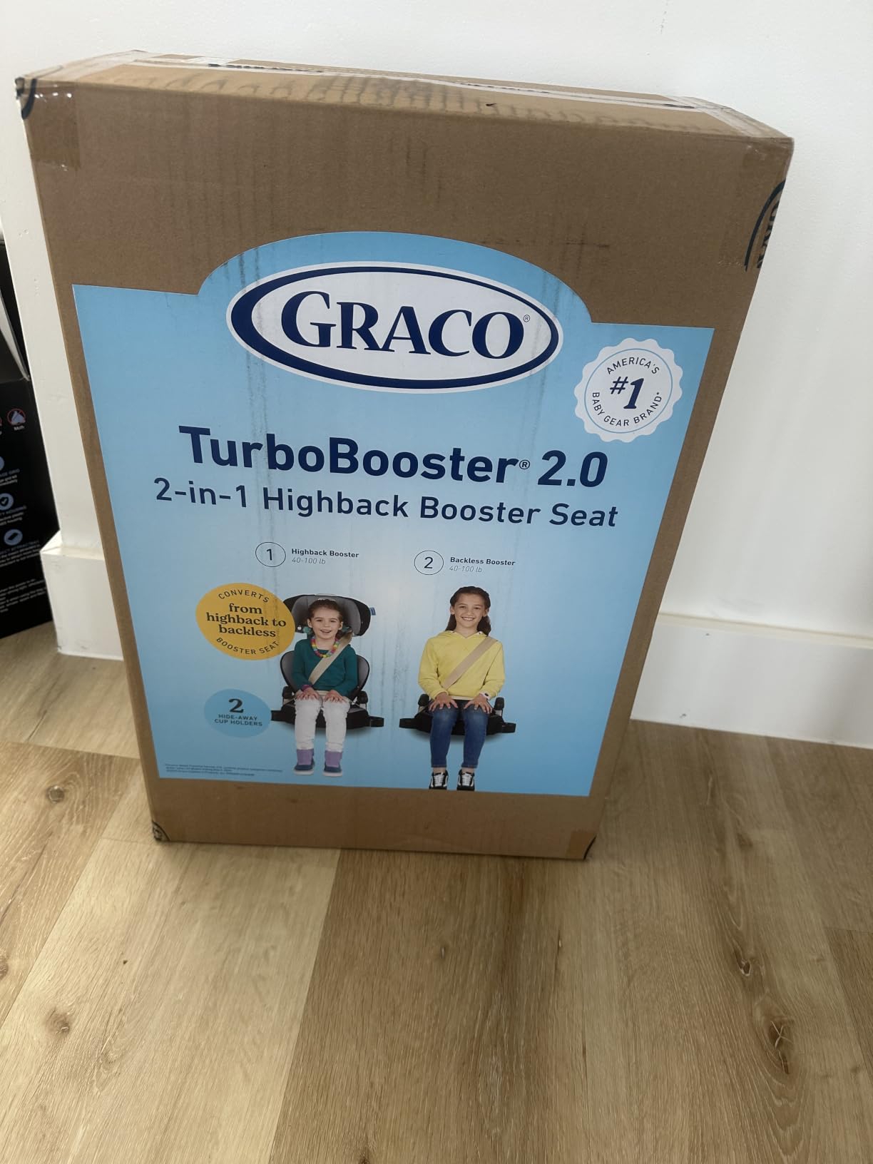 Graco TurboBooster 2.0 LX Highback & Backless Booster Car Seat, Gannon customer photo 2