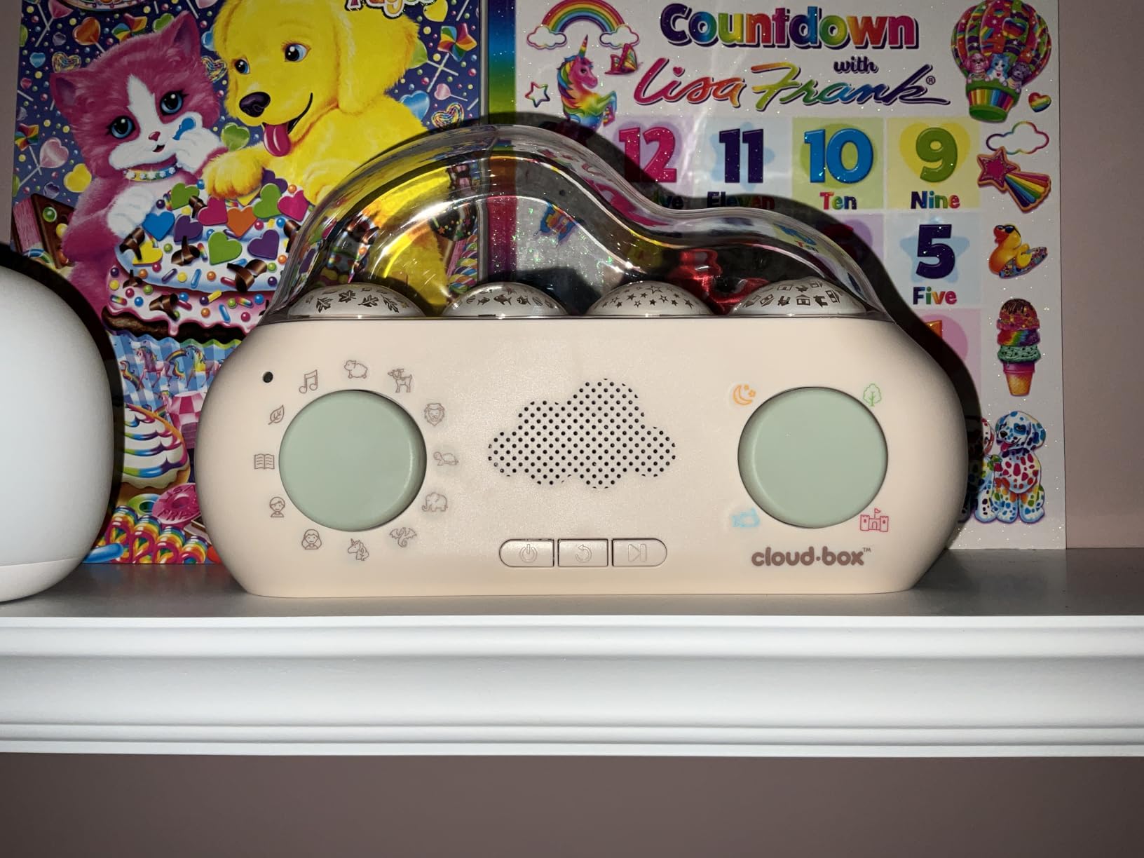 Cloud b Cloudbox Audio Book Player for Kids, Storytime Projector and Story Teller Machine with 36 Stories, 8 Melodies, White Noise and Star Night Light, English/Spanish Gift for Toddlers and Babies customer photo 1