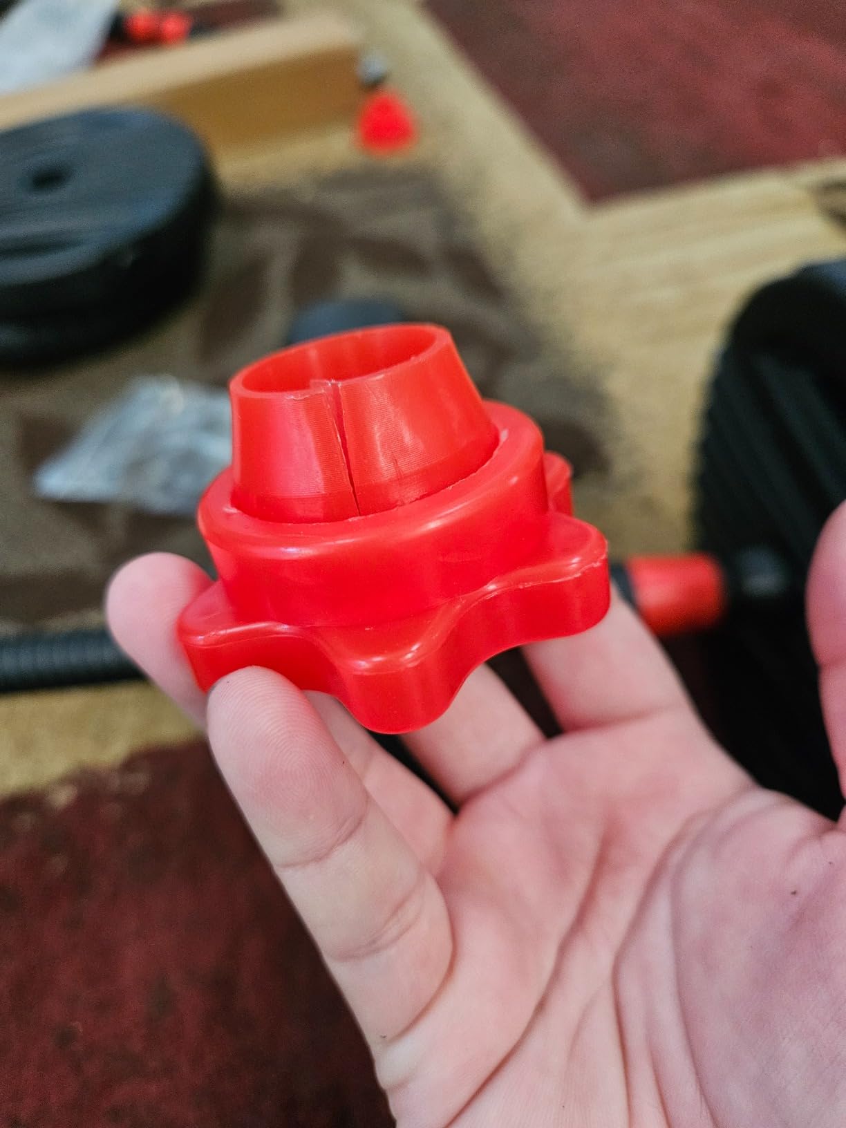 Adjustable Dumbbell set,20/30/45/70/90lbs Free Weight Set customer photo 1