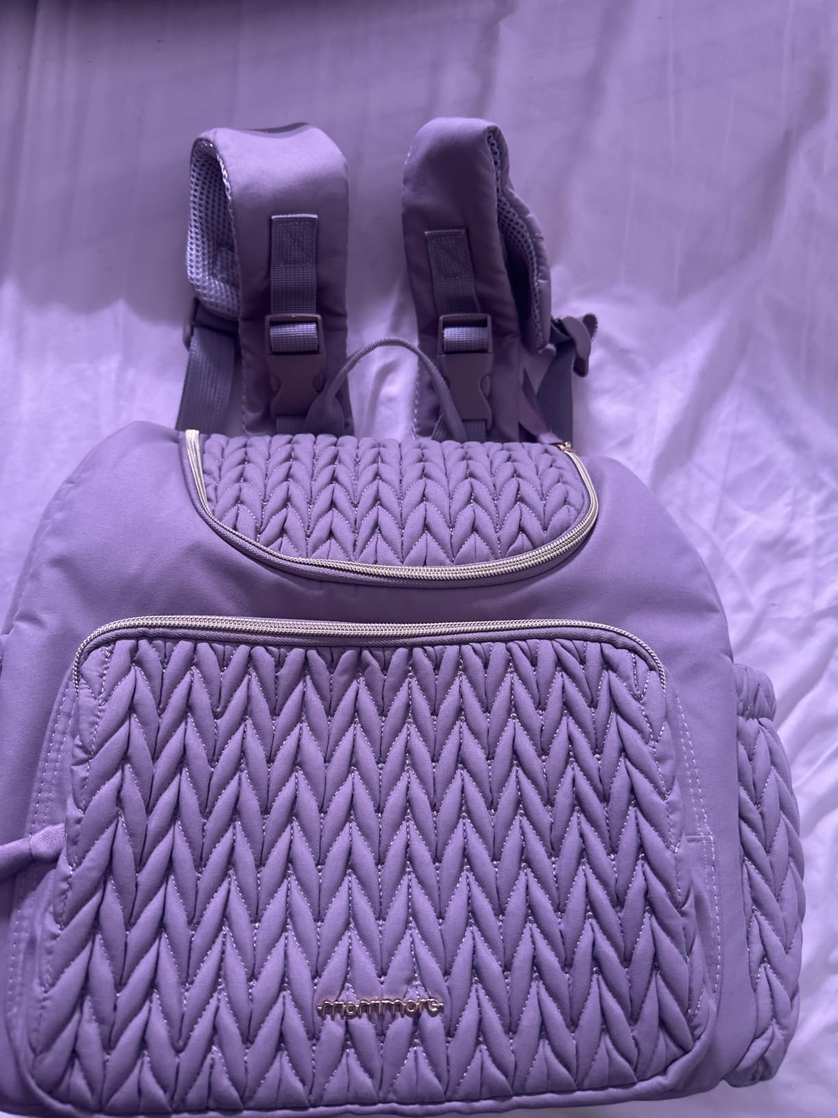 mommore Diaper Bag Backpack, Large Travel Baby Bag for Daily Essentials customer photo 1