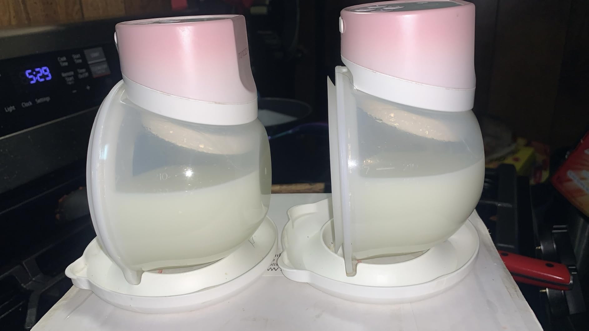 Momcozy S12 Pro Quick Wearable Breast Pump, 24mm Flange, 2 PC, White customer photo 2