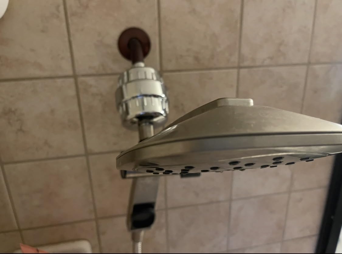 weAQUA Heavy Duty Shower Filter for Hard Water, Chlorine, Heavy Metals customer photo 1