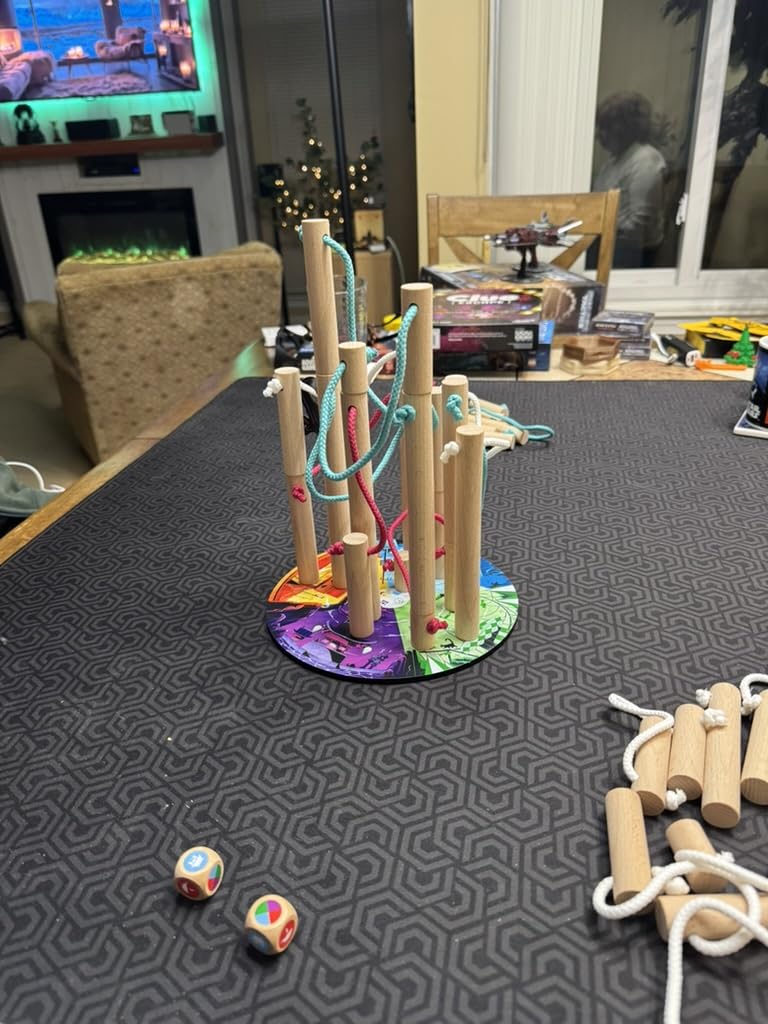 Nekojima | Japanese Cat Board Game - Balance a Wooden Power Grid Before the Cats Knock It Down | Dexterity Stacking Game | Solo, Co-op or 2-5 Players | Kids & Adults | Ages 8+ | 15 Min customer photo 2