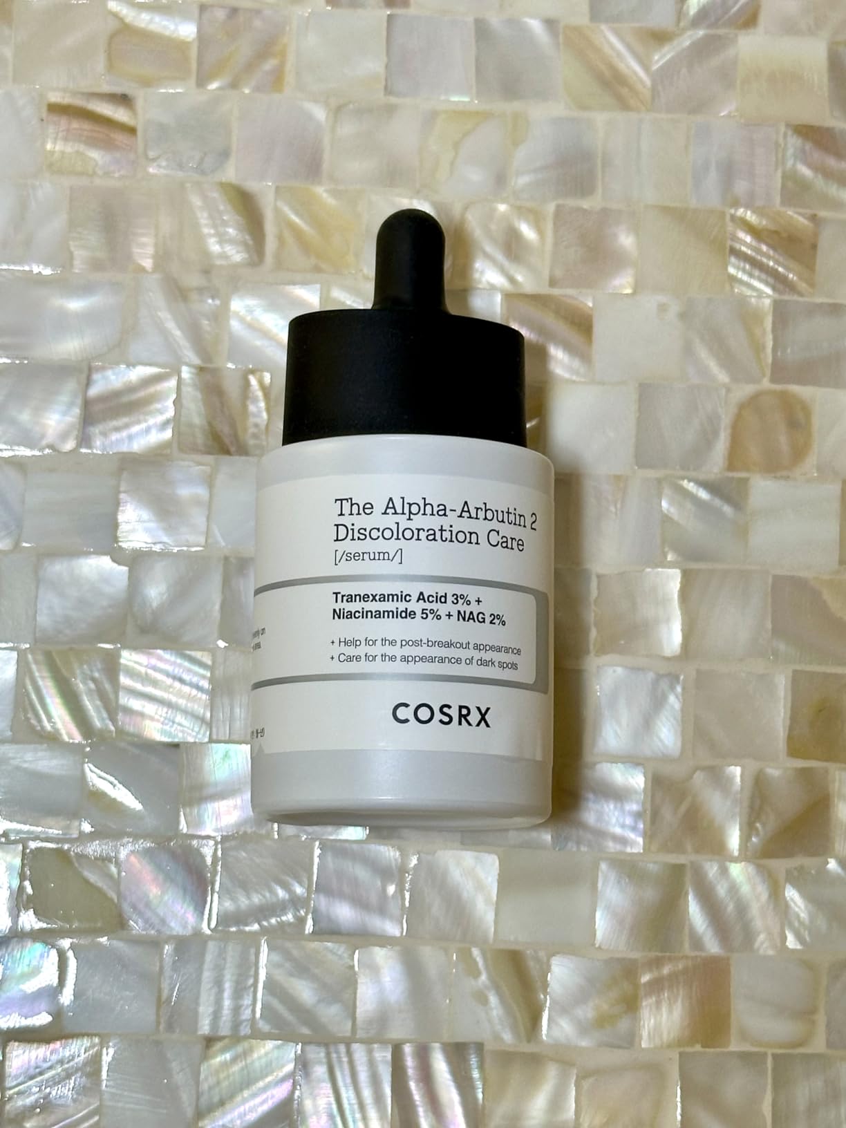 COSRX 2% Alpha Arbutin Discoloration Care Serum, Dark Spot Care, 1.7 fl oz customer photo 2