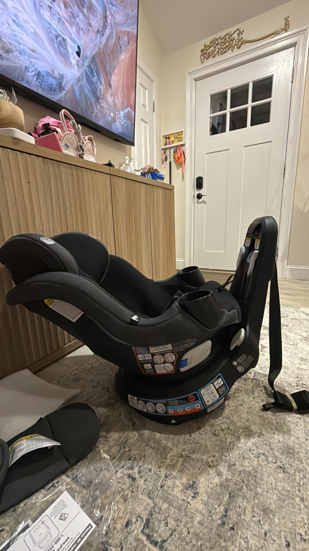 Graco EasyTurn 360 2-in-1 Rotating Convertible Car Seat, Solae customer photo 1