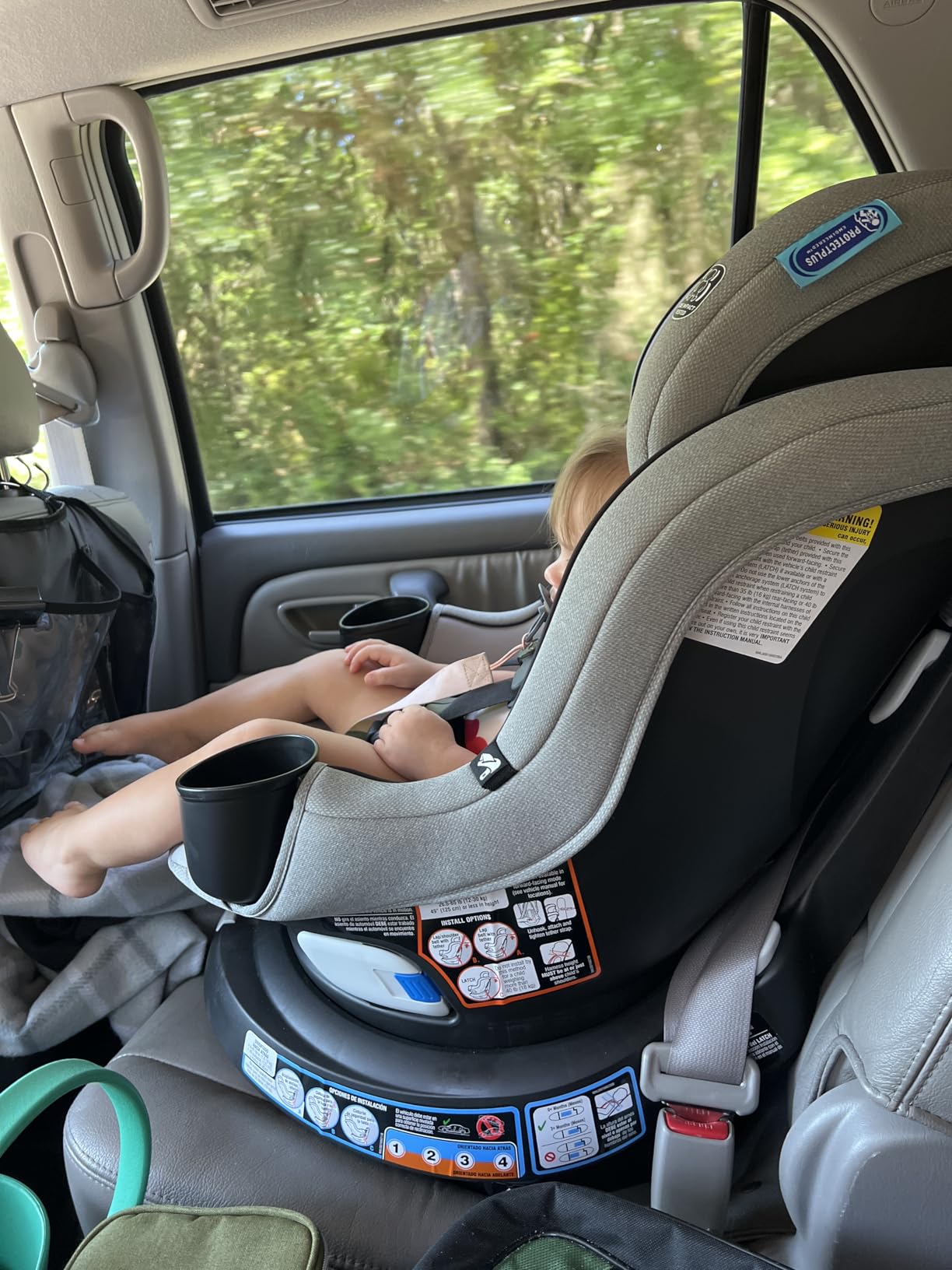 Graco EasyTurn 360 2-in-1 Rotating Convertible Car Seat, Solae customer photo 2