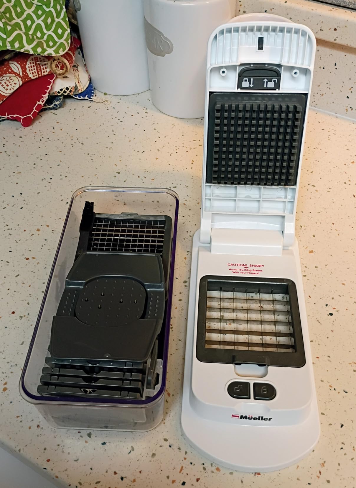 MUELLER HOME Pro-Series 10-in-1, 8 Vegetable Chopper & Mandoline Slicer customer photo 2