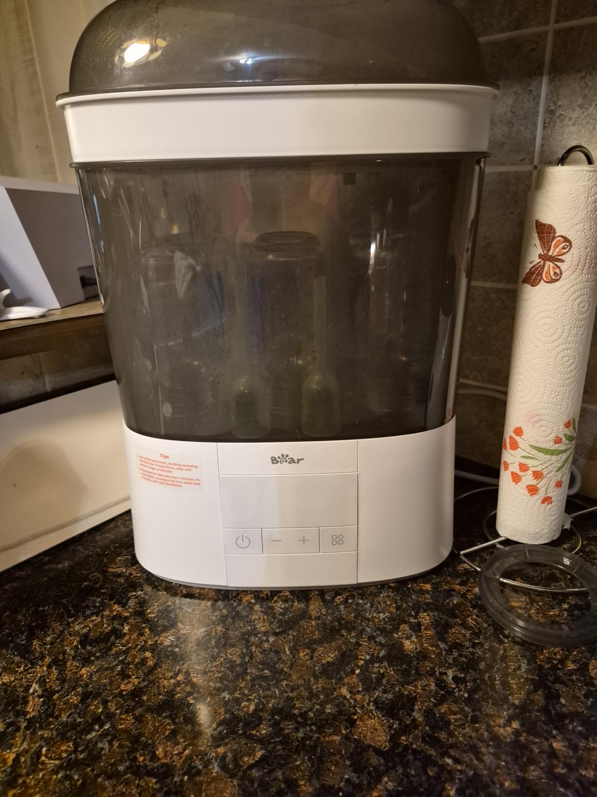 Bear Bottle Sterilizer and Dryer, 2-Layer Electric Steam Sanitizer customer photo 1