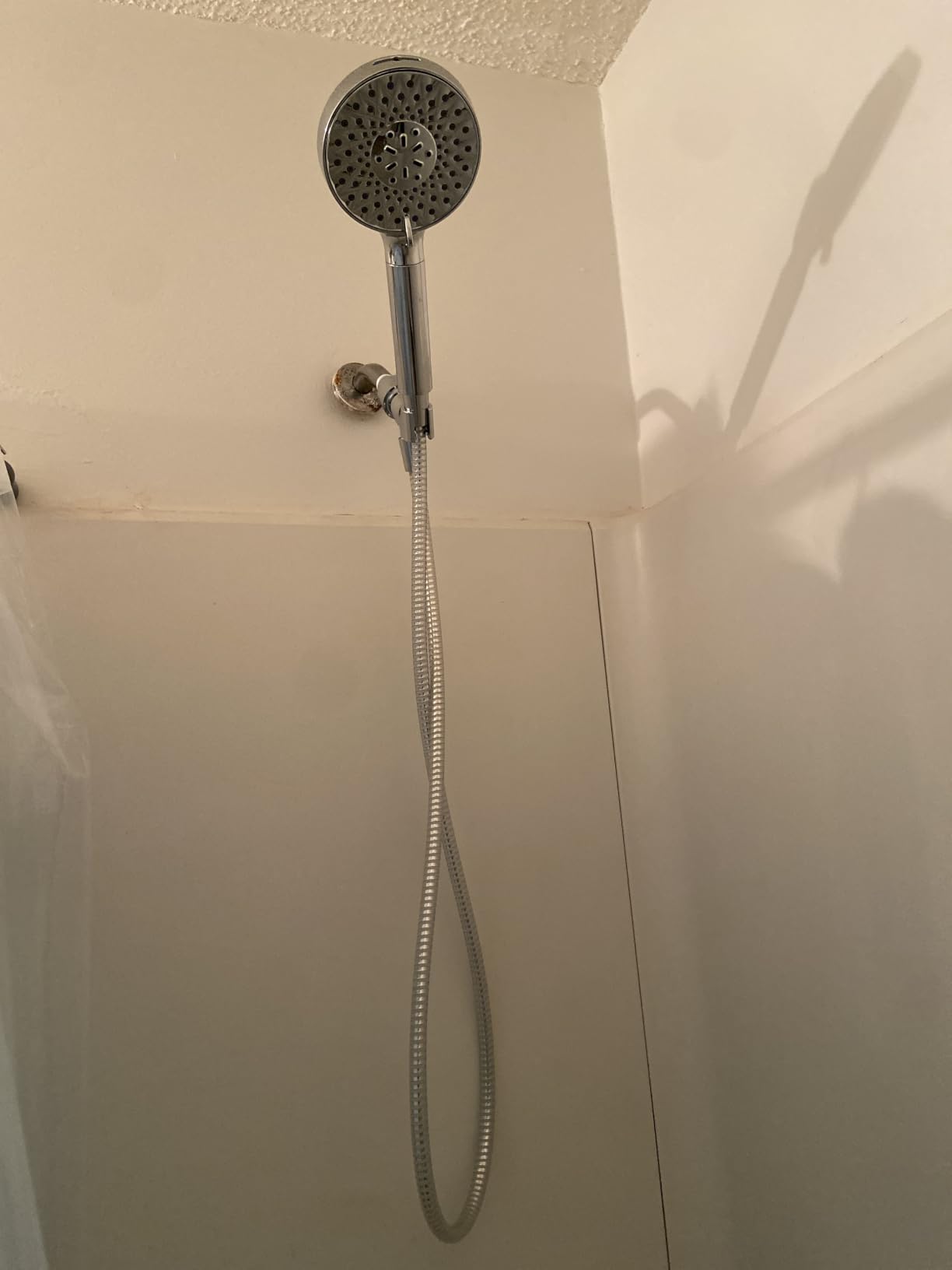 SR SUN RISE Filtered Shower Head with Handheld High Pressure 9 Spray Mode Showerhead Detachable Shower Head Water Softener Filters Beads for Hard Water Remove Chlorine 4 Filters Bright Silver customer photo 2