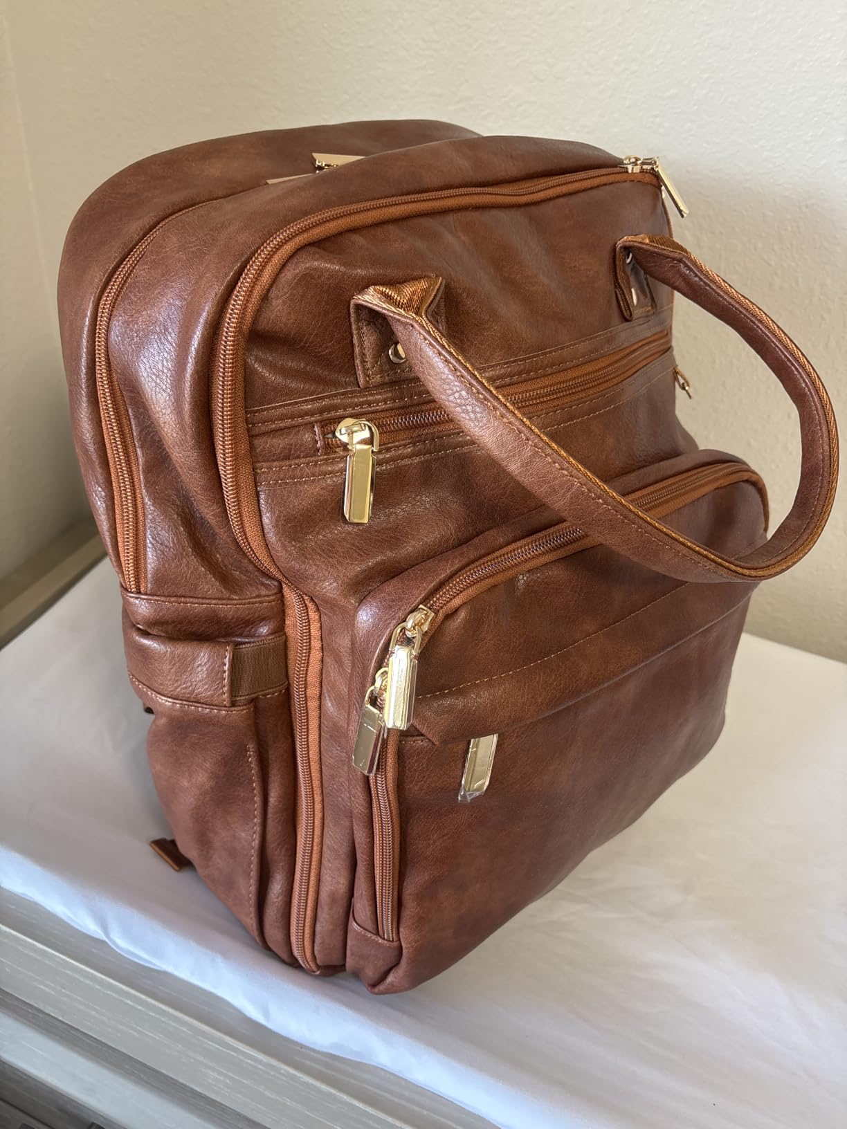 LORADI 18 Pockets Large Diaper Bag Backpack, XL customer photo 1