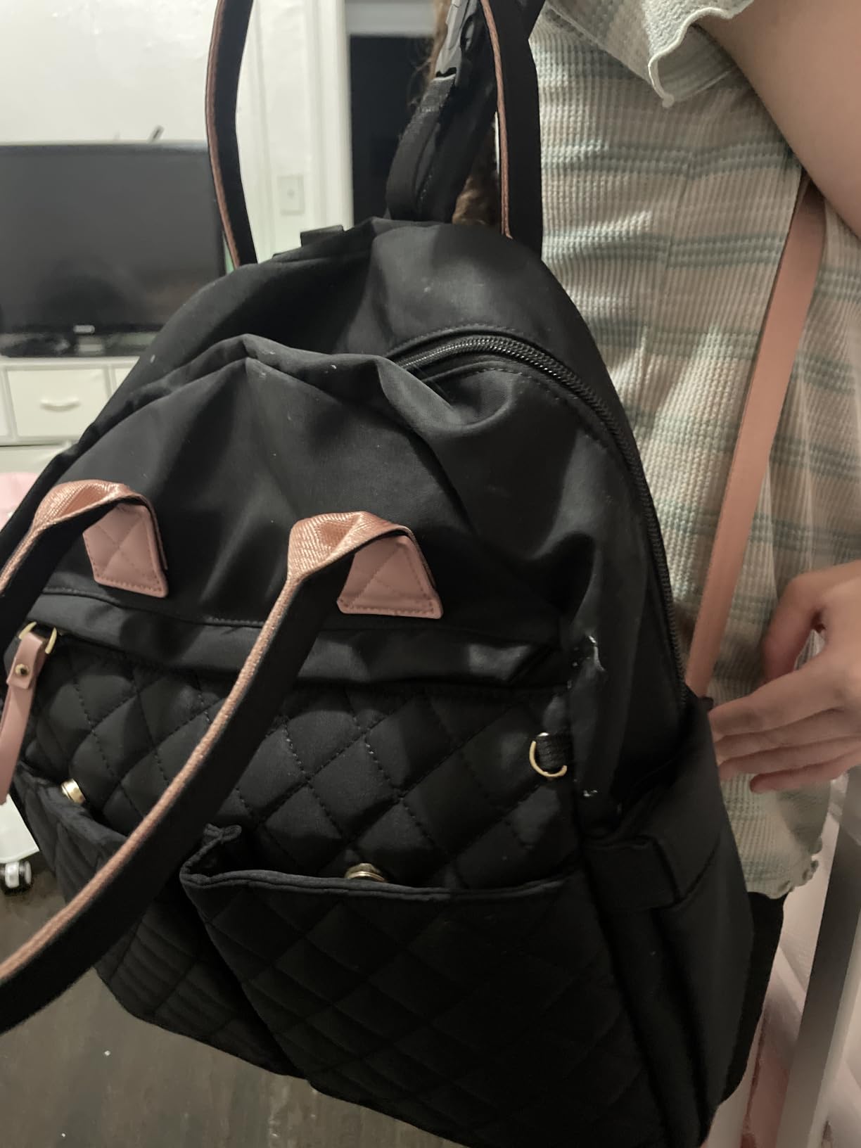 LORADI 18 Pockets Large Diaper Bag Backpack, XL customer photo 2