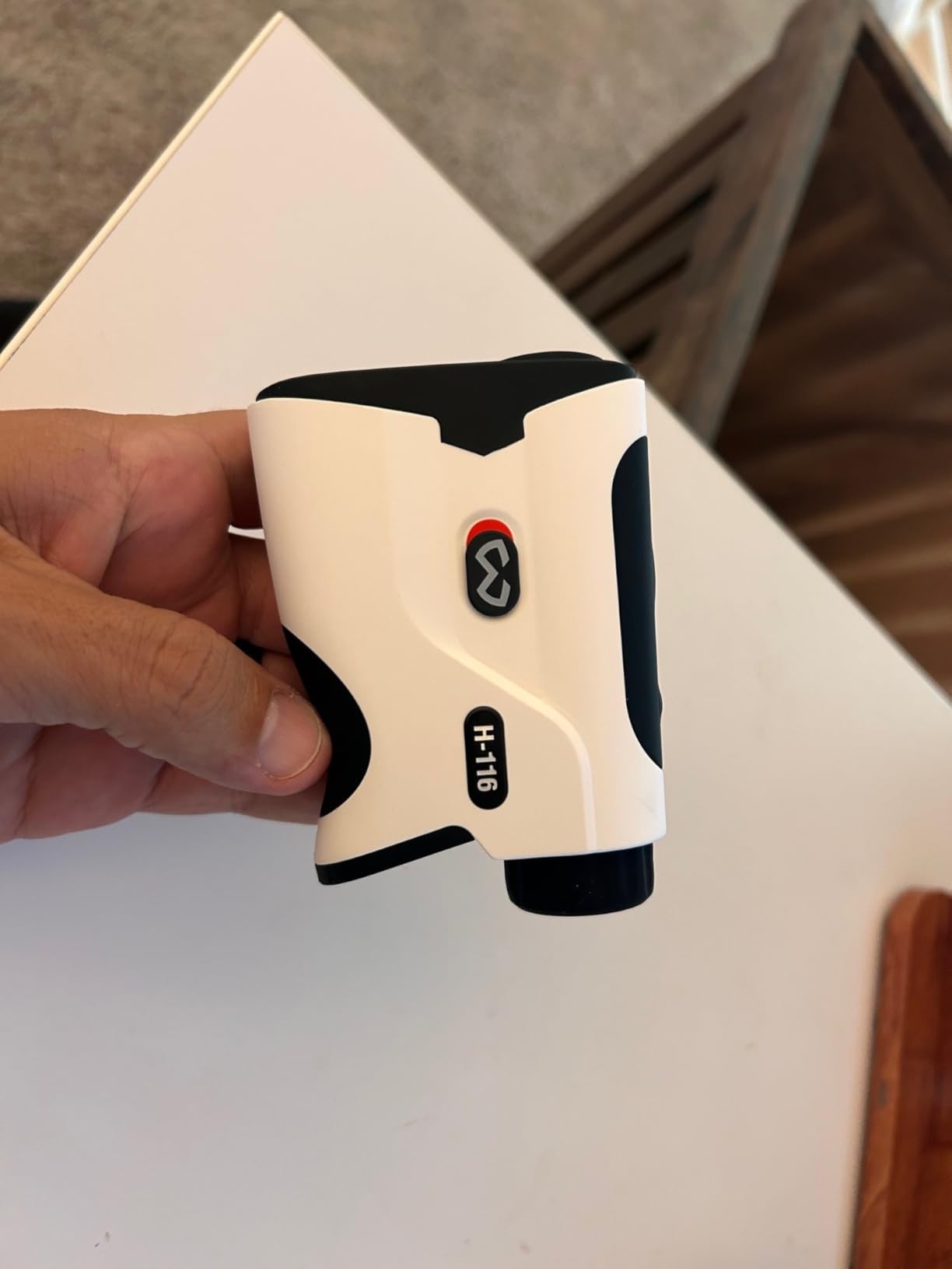 WOSPORTS Golf Rangefinder with Slope - 1200/1500 Yards Range Finder Golf with Magnetic Strap, Flag Pole Locking Vibration, 6X Magnification customer photo 2