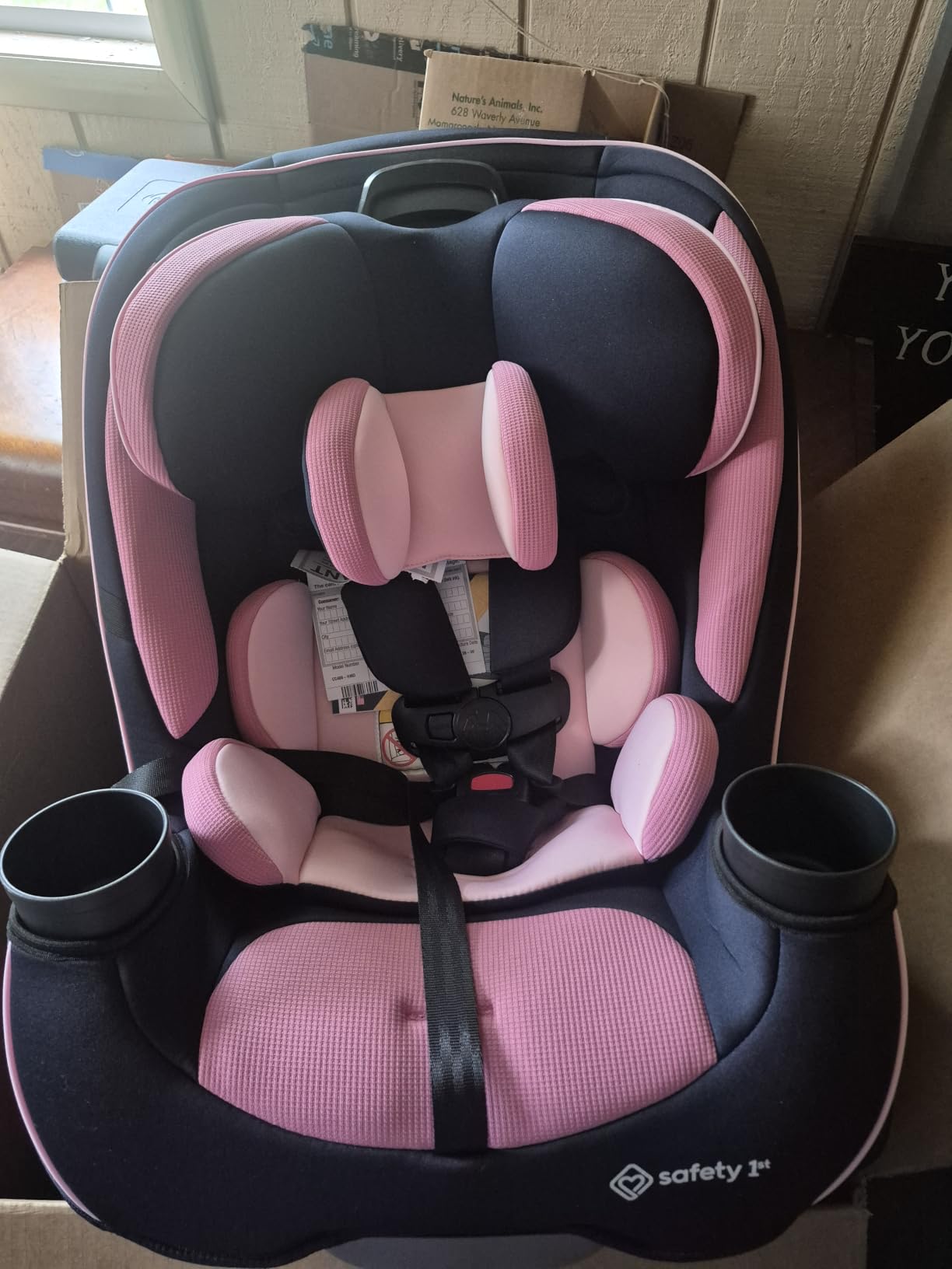 Safety 1st Grow and Go All-in-One Convertible Car Seat, Rear Facing, 5-40 lbs, Forward Facing (30–65 lbs), High Back Booster Seat 40-100 pounds, Green Gables customer photo 2