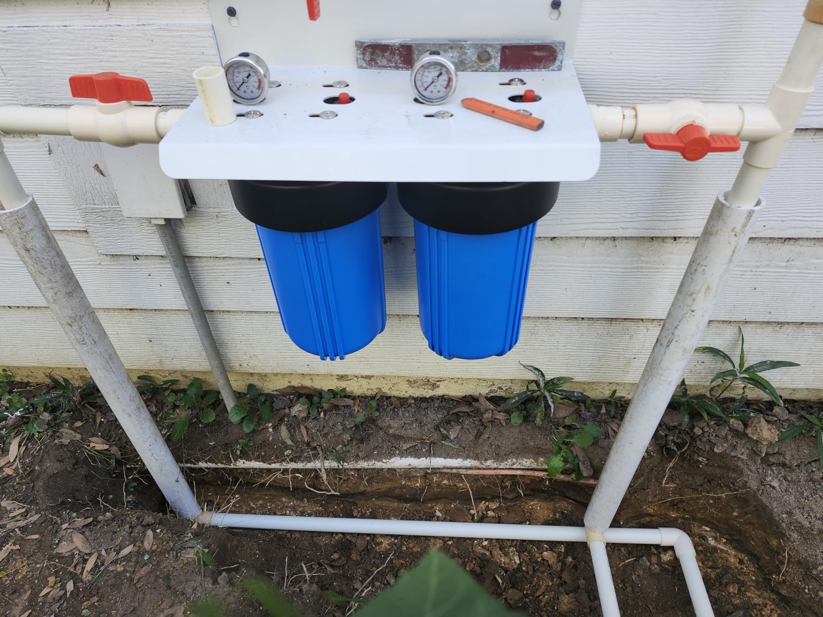 PUREPLUS 2-Stage Whole House Water Filter Reduces Chlorine, Iron, Manganese customer photo 1