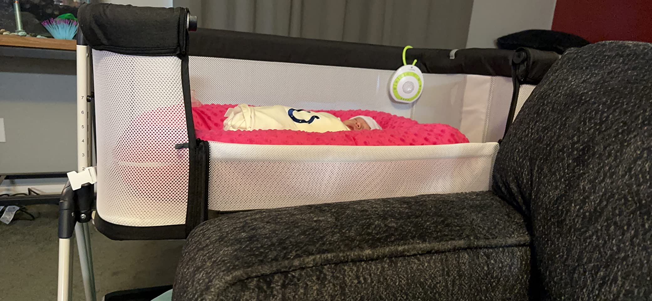 Fodoss Baby Bassinets Bedside Sleeper - 3-in-1 Stable Bassinet for Newborns customer photo 2