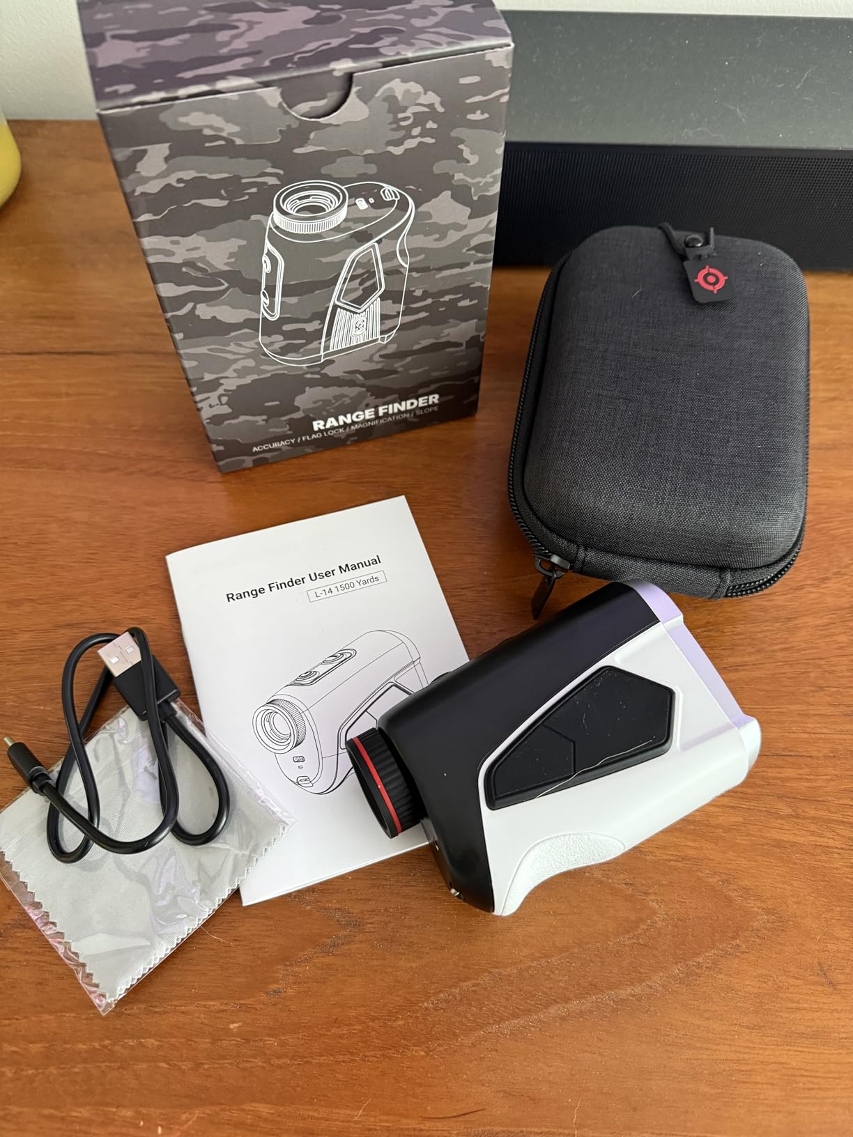 Golf Rangefinder with Slope On/Off 1500 Yards 7X Magnification Golf Gifts customer photo 1