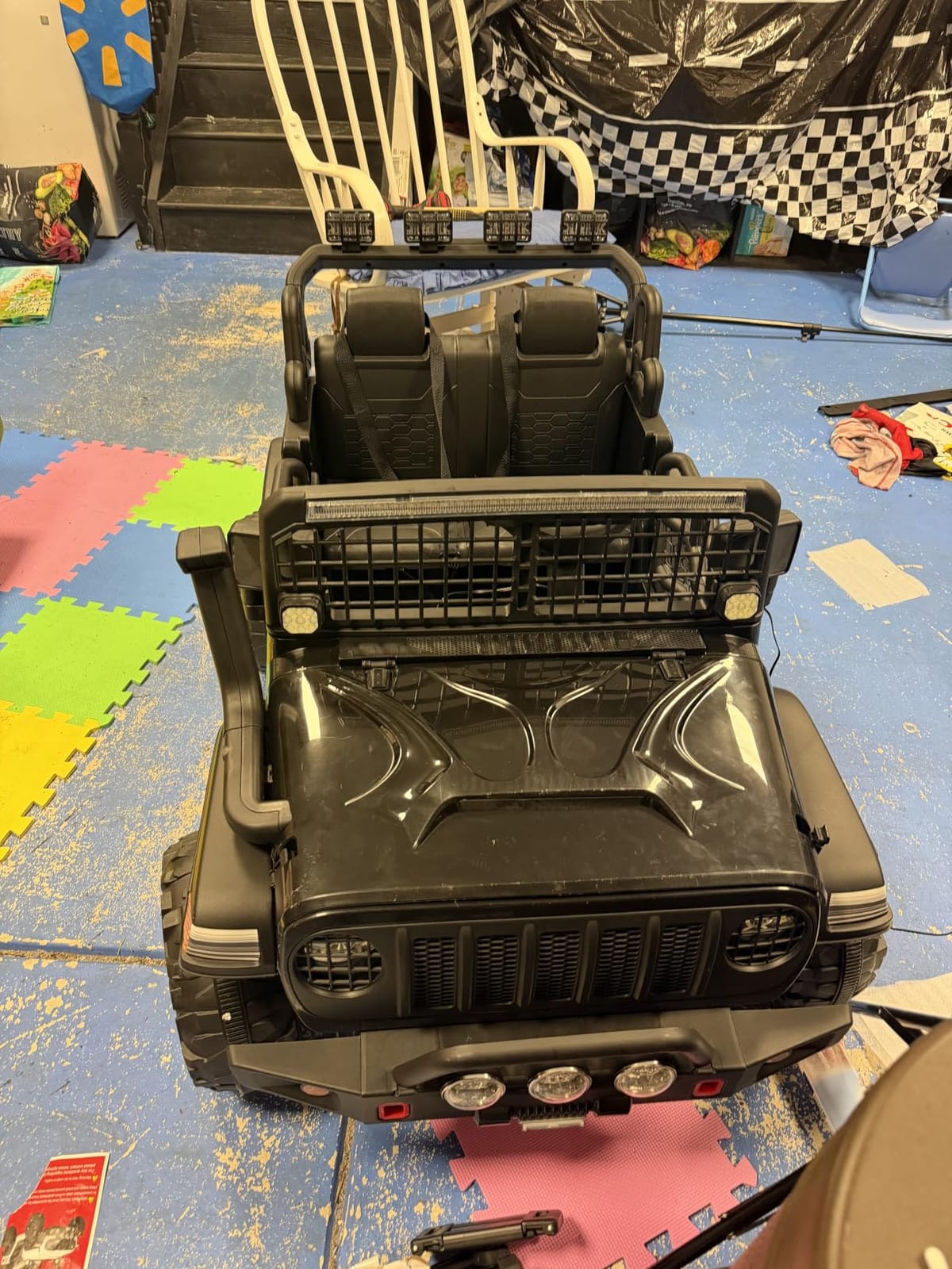 24V 2 Seater Ride On Car for Kids, Remote Control, Electric Truck, Black customer photo 2