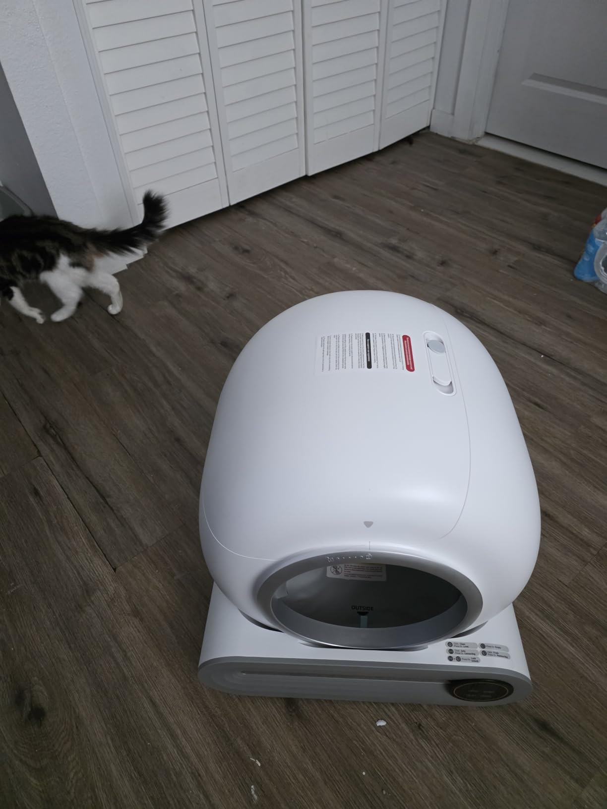 Automatic Litter Box, APP Control, 65L+9L Large Capacity,3 Rolls Litter Bag customer photo 2