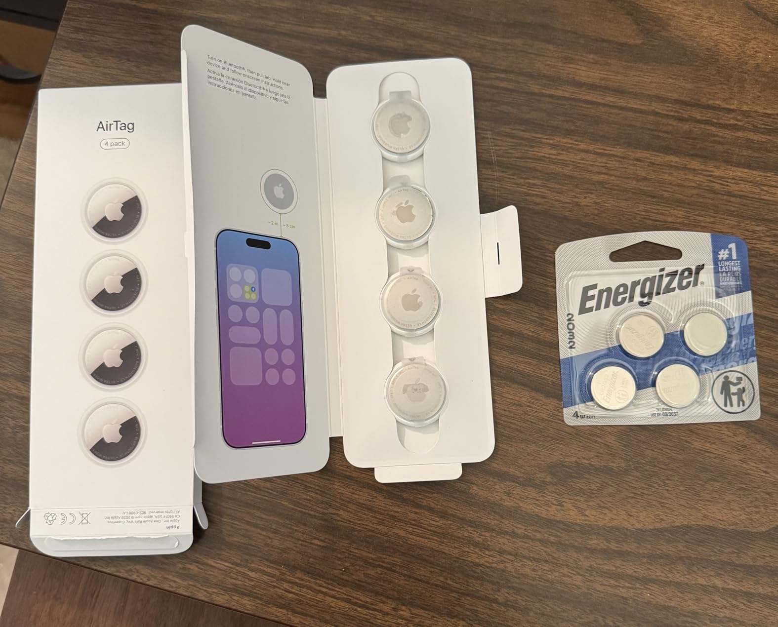 Apple AirTag (2nd Generation) - 4 Pack: Tracker for Keychain, Wallet, and More; Locator with Sound; Simple One-Tap Setup with iPhone or iPad; Key Finder with up to 1.5X Precision Finding Range* customer photo 2