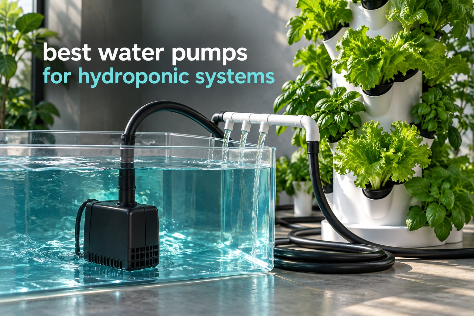 best water pumps for hydroponic systems