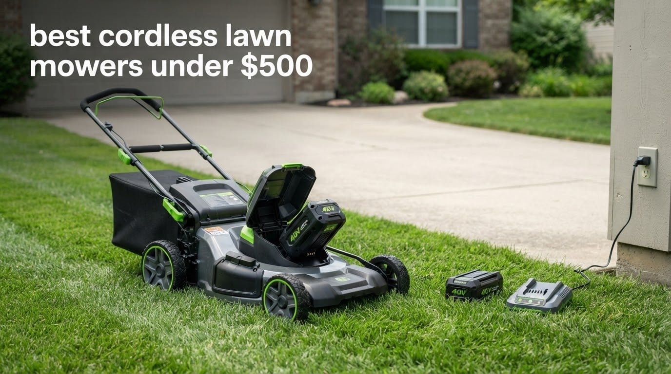 best cordless lawn mowers under $500