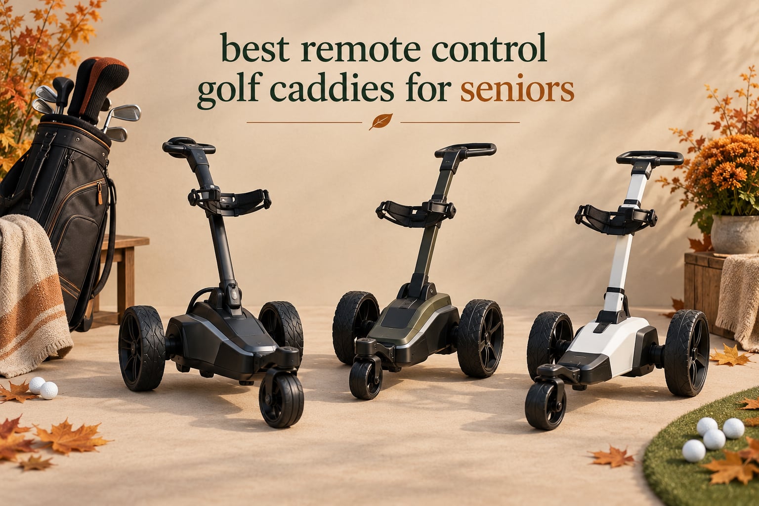 best remote control golf caddies for seniors