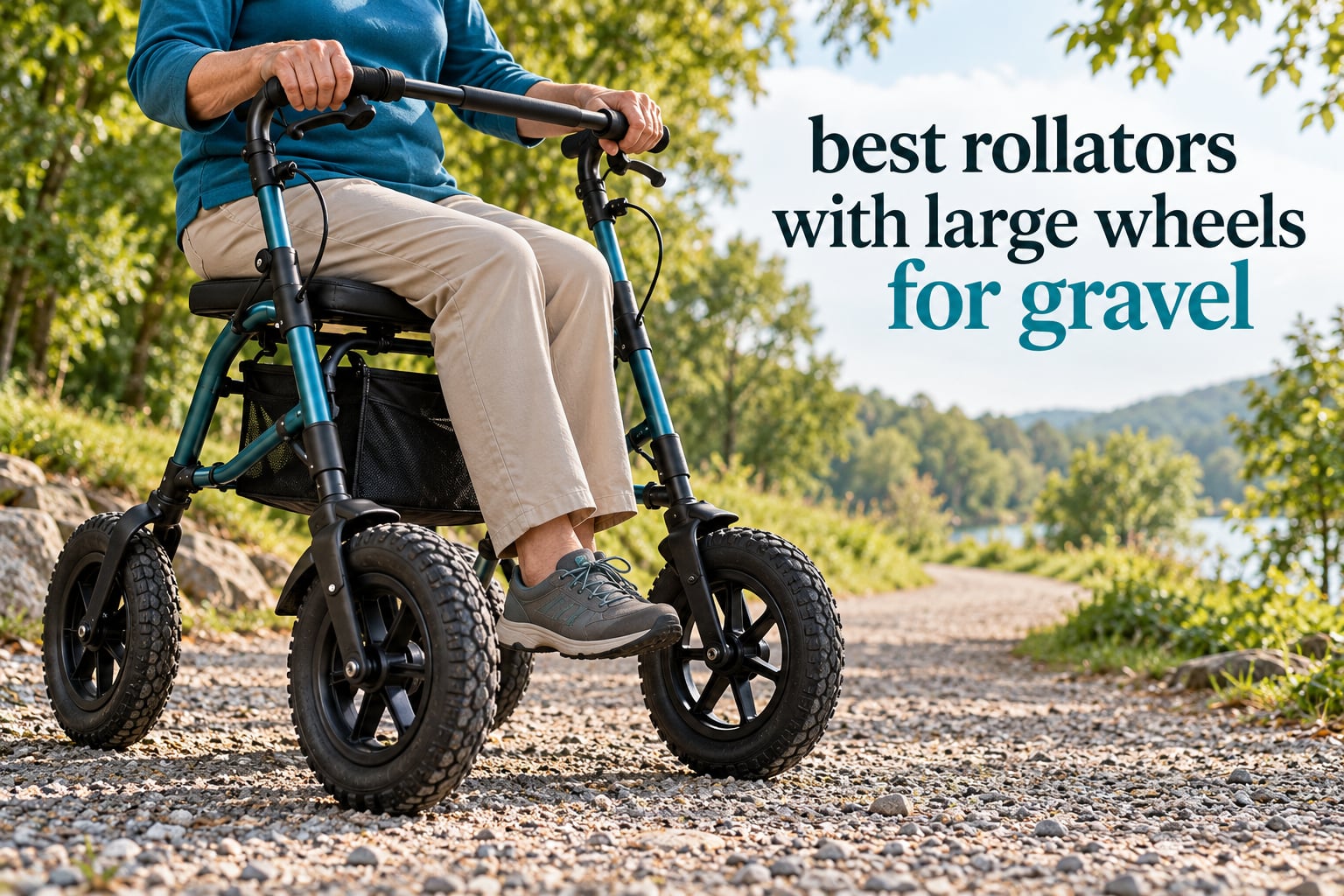 best rollators with large wheels for gravel