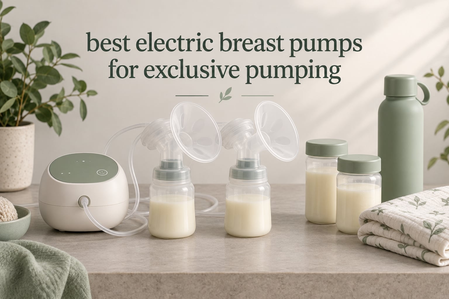 best electric breast pumps for exclusive pumping