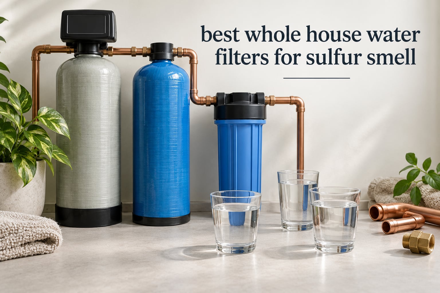 best whole house water filters for sulfur smell