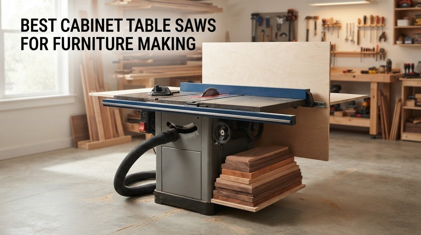 best cabinet table saws for furniture making