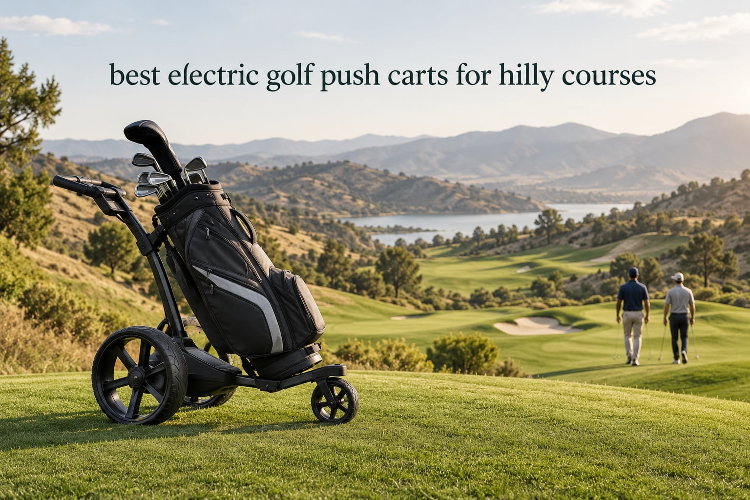 best electric golf push carts for hilly courses