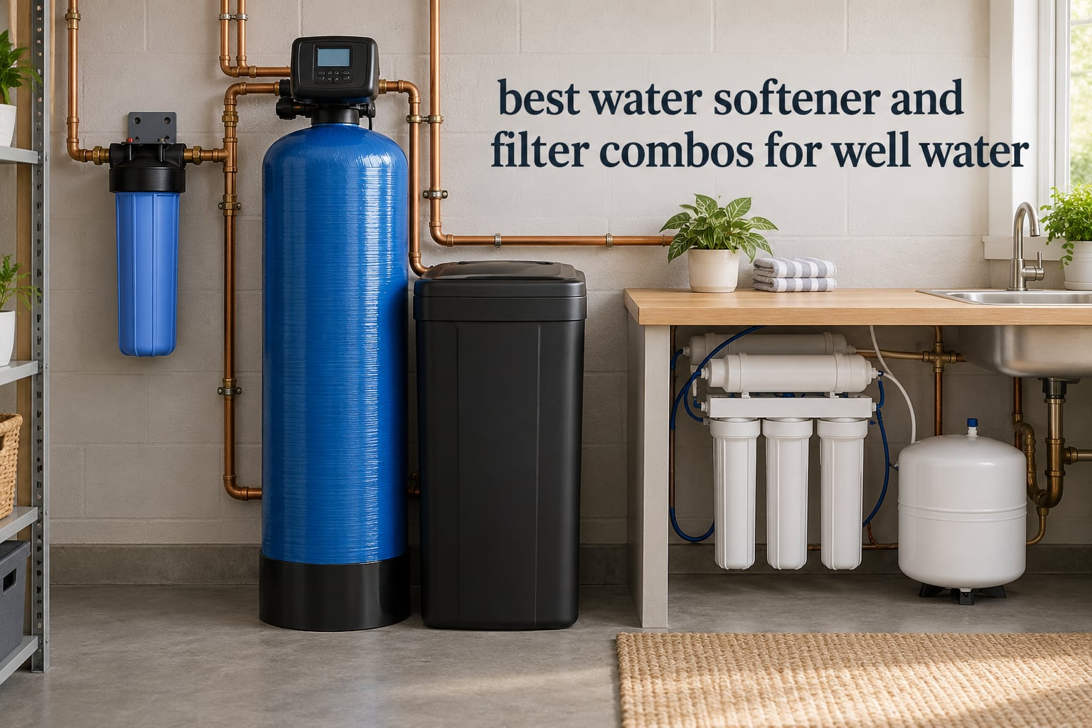 best water softener and filter combos for well water