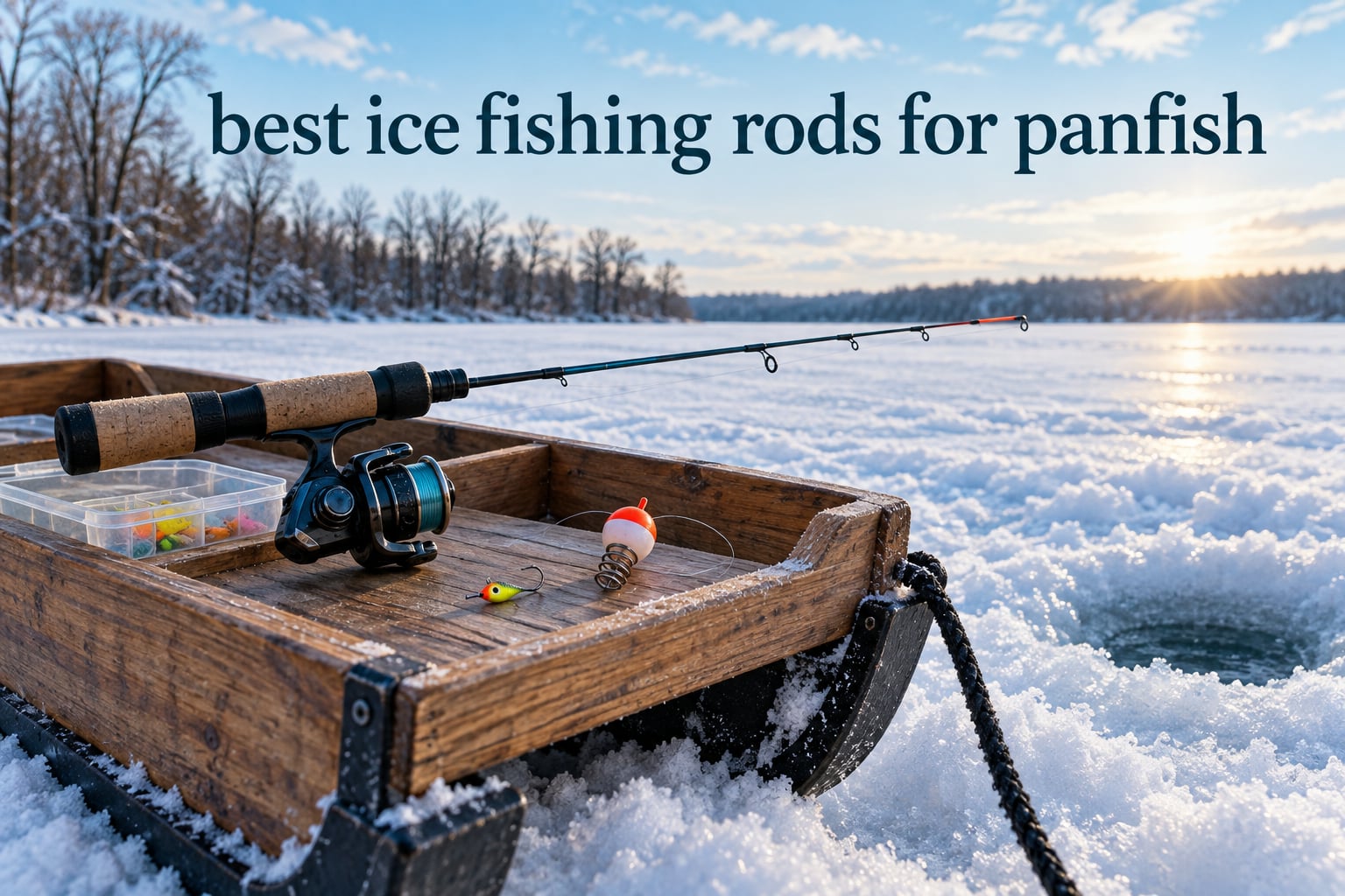 best ice fishing rods for panfish
