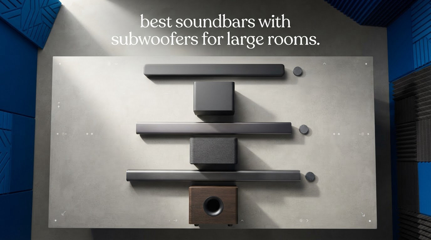 best soundbars with subwoofers for large rooms