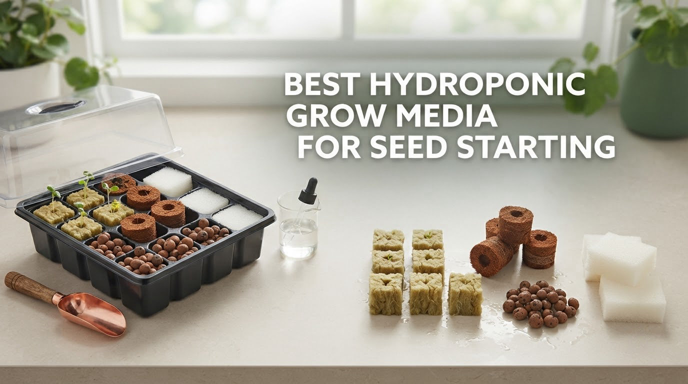best hydroponic grow media for seed starting
