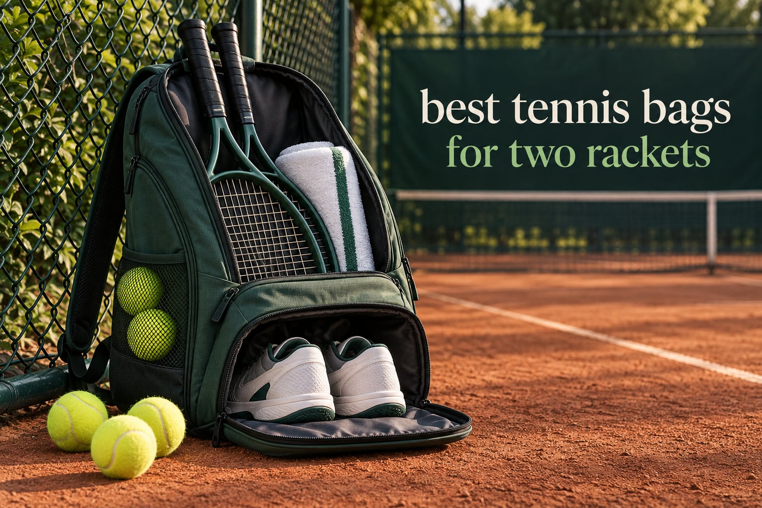 best tennis bags for two rackets