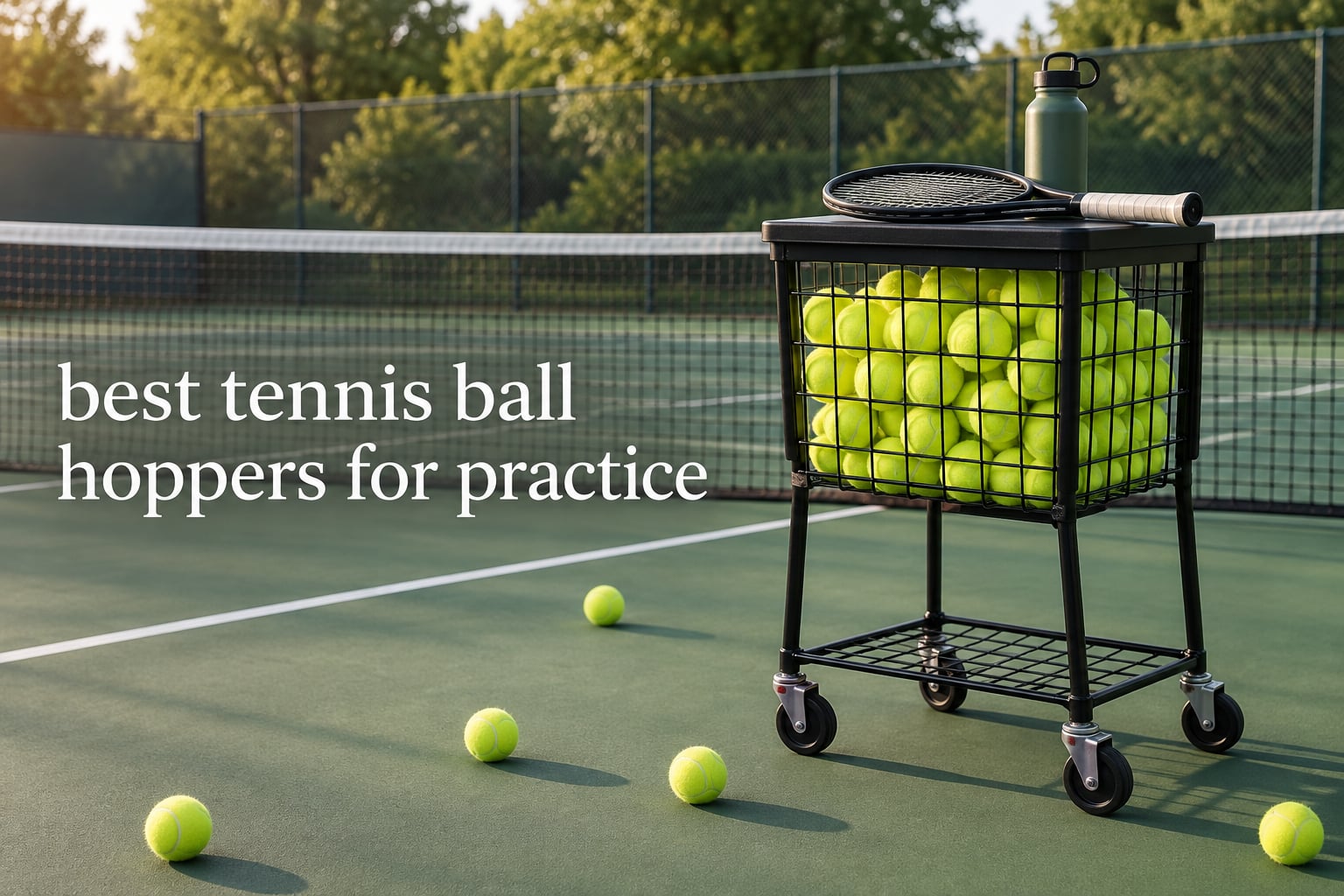 best tennis ball hoppers for practice