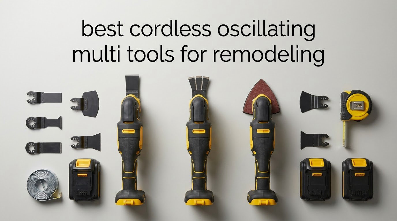 best cordless oscillating multi tools for remodeling
