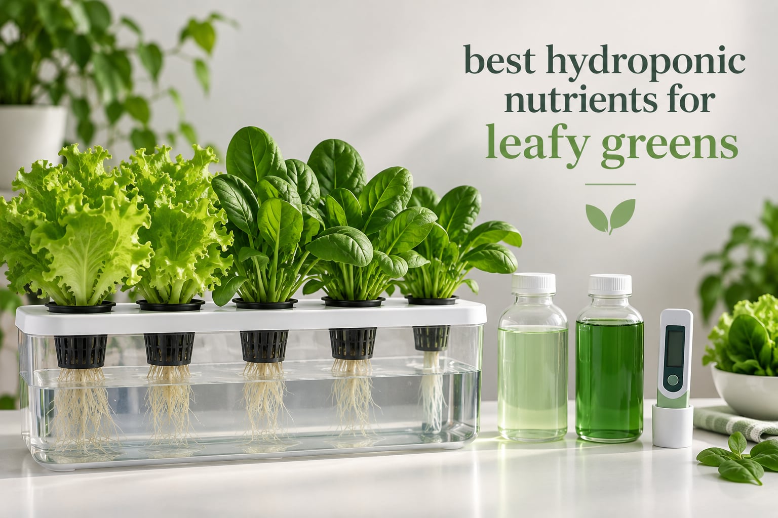 best hydroponic nutrients for leafy greens