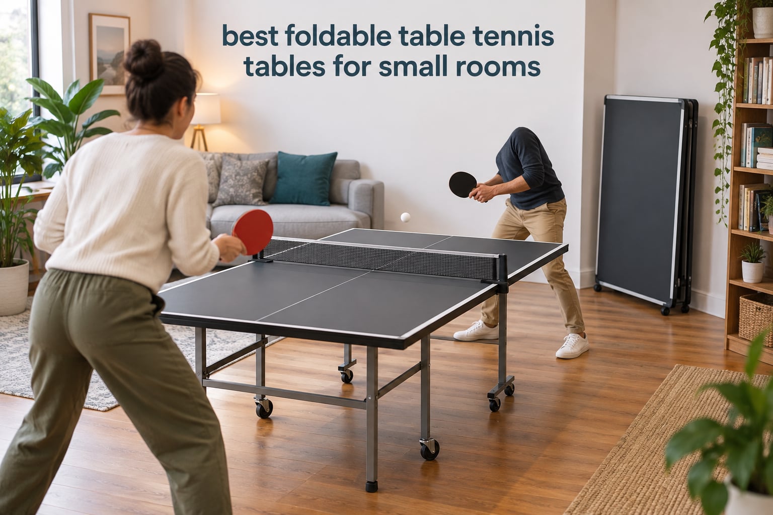 best foldable table tennis tables for small rooms